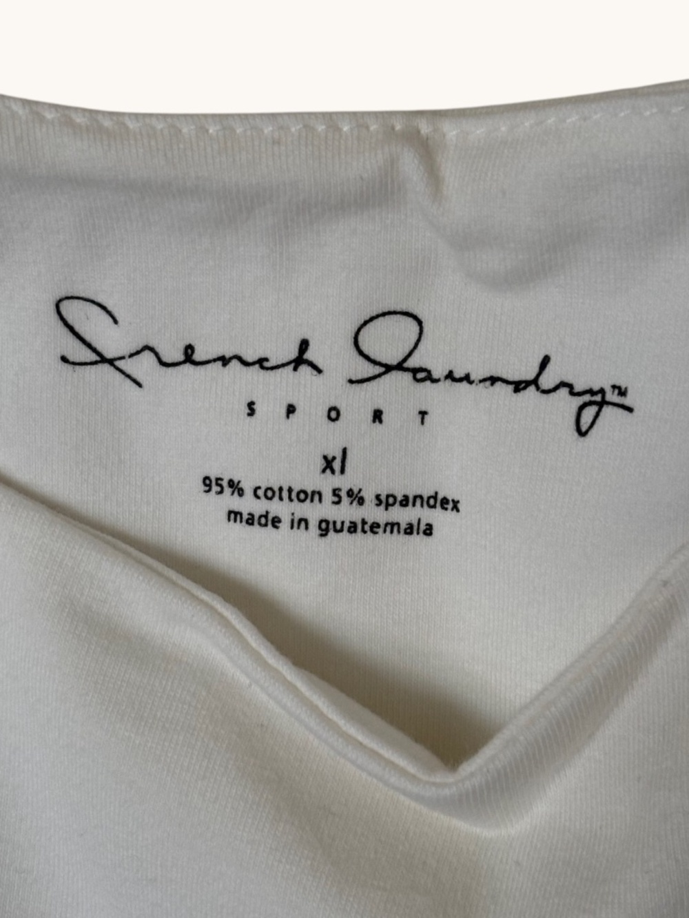 White French Launder Scoop Neck XL Tank Top - NWT - Picture 3 of 8